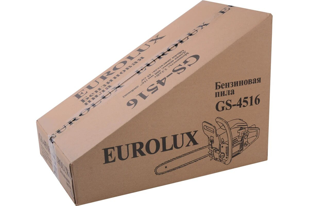 Бензопила EuroLux GS-4516, длина шины 40см, антивибрационная система