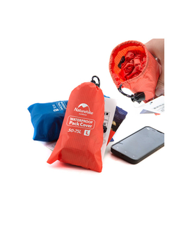 Чехол влагозащитный Naturehike, для рюкзака, размер L (50-75 л), оранжевый