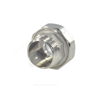 Муфта PP-R комбинированная разъемная белая Дн 50х1 1/2" НР RTP (РосТурПласт) 10649