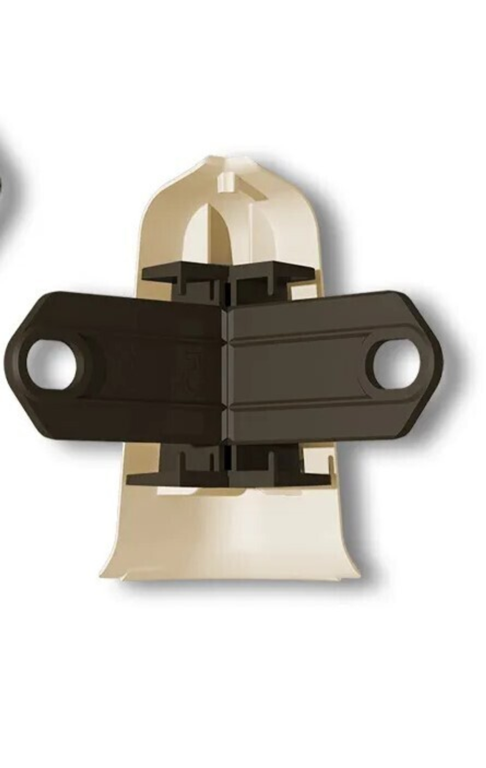 Угол наружный с крепежом для плинтуса 100мм "Деконика" 213 Дуб северный