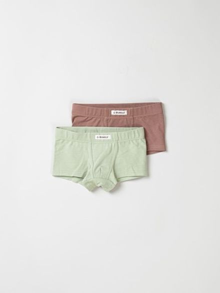 Комплект трусов для мальчиков "Кофе/Шалфей" 2шт