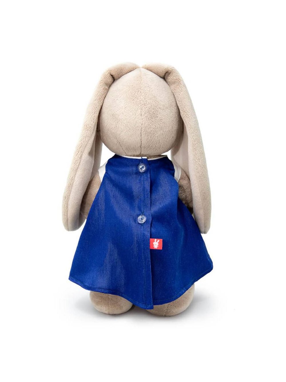 Мягкая игрушка Зайка Ми в синем платье 25 см