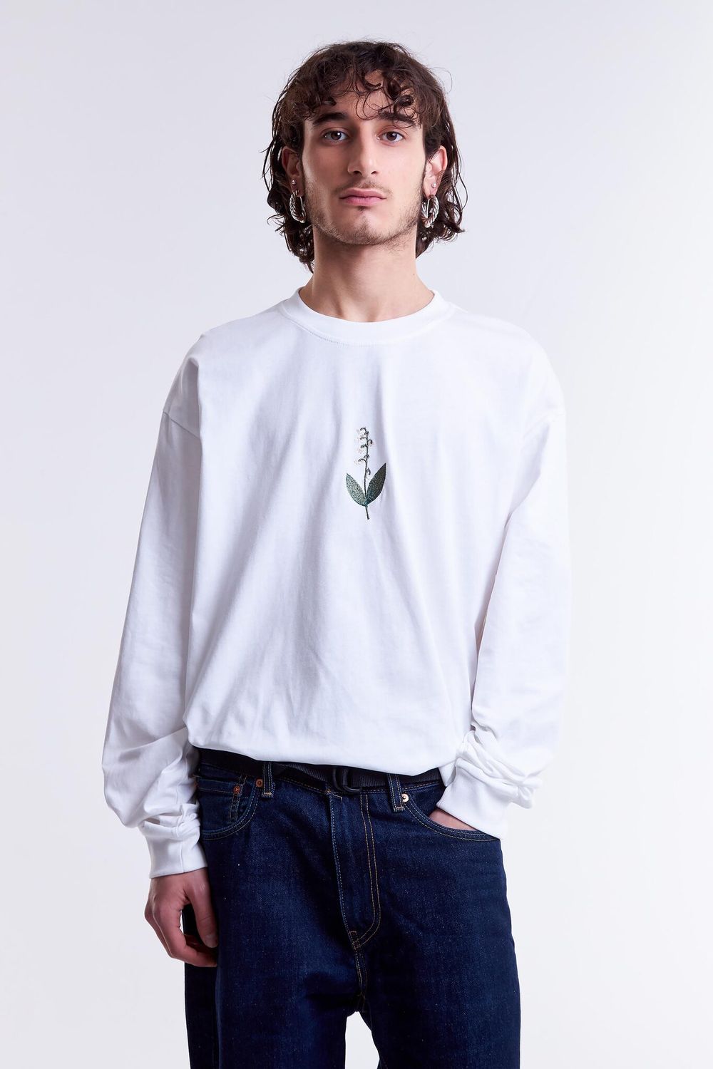 Лонгслив Гербарий Ландыш Тофу