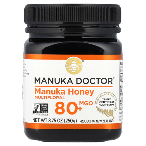 Manuka Doctor, мед манука из разнотравья, MGO 80+, 250 г (8,75 унции)