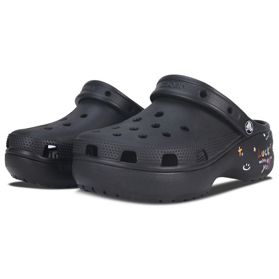 Crocs Classic Platform Clog 'Lucky Rainbow'