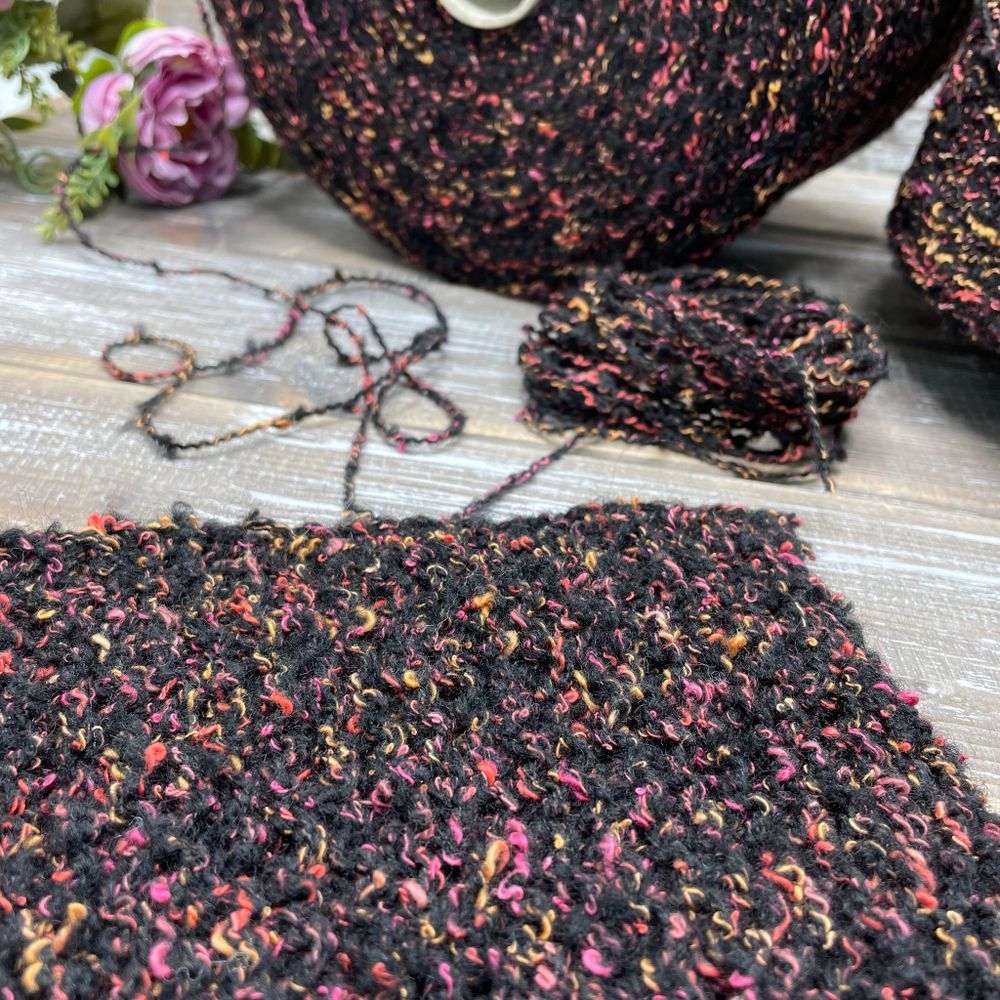 Букле COFIL 34% хлопок 15% меринос 17% полиэстер 34% полиамид