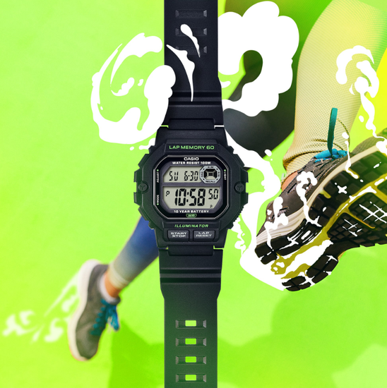 Casio Collection WS-1400H-1A Мужские японские наручные часы