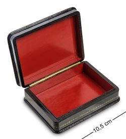 ШК-19/ 4-E Шкатулка в технике декупаж «Гуси-лебеди» (10х8х3,5)