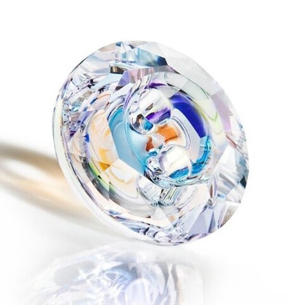 Пуговица  "PRECIOSA" 434-61-122 Crystal AB   16 " 10 мм