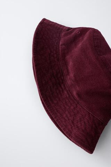 ZARA ВЕЛЬВЕТОВАЯ ПАНАМА, БУРГУНДИ