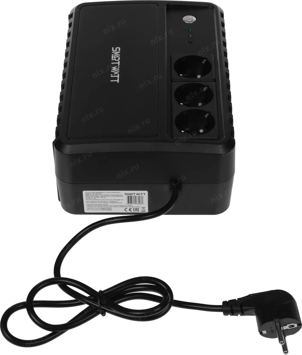 ИБП 800 Smartwatt Safe черный