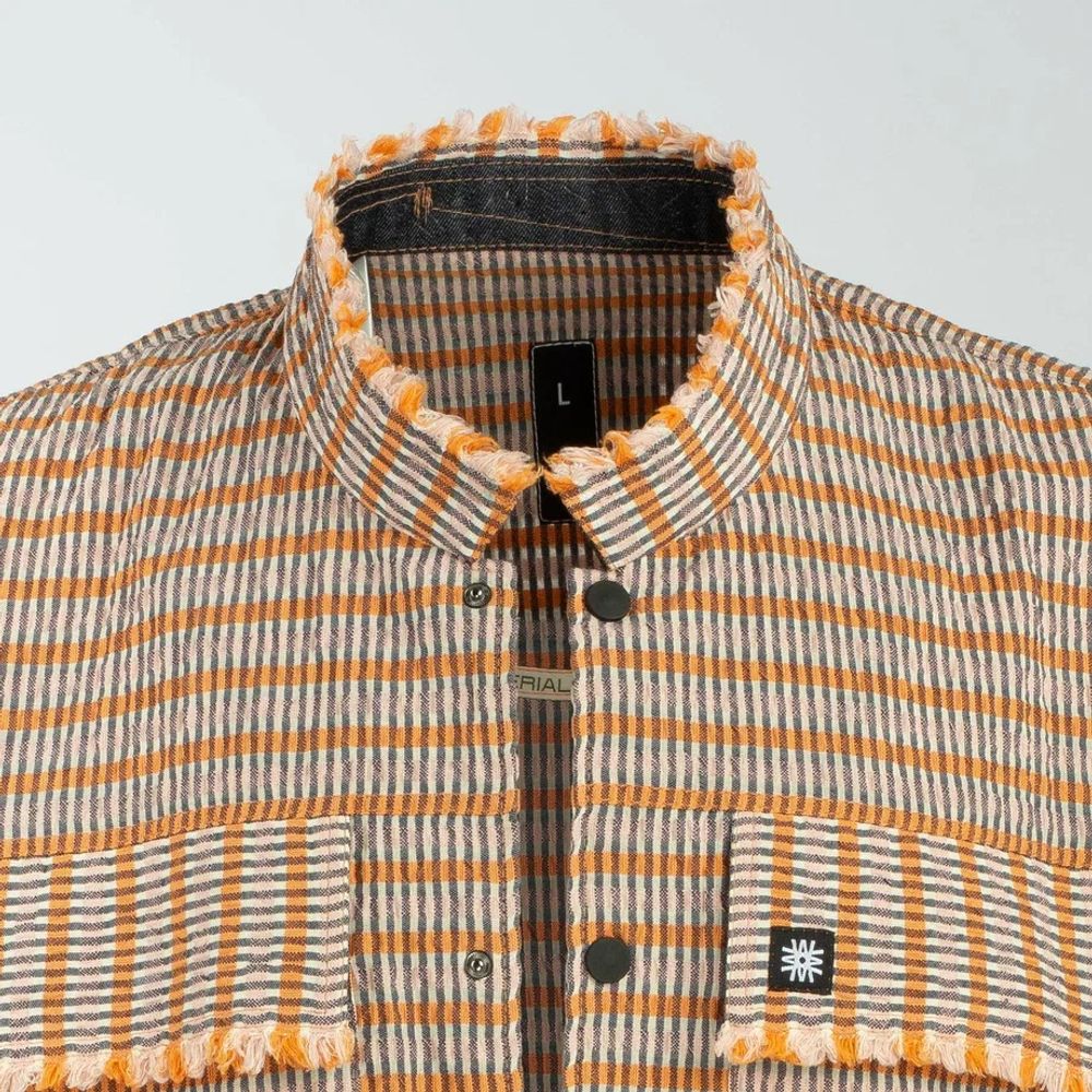 Рубашка Wema R5 Клетка оранжевая