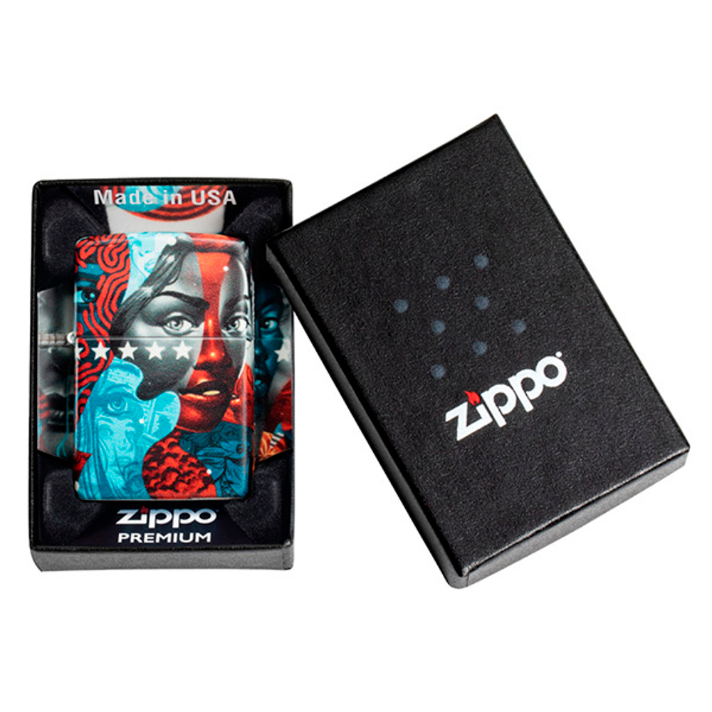 Зажигалка Zippo Tristan Eaton с покрытием White Matte