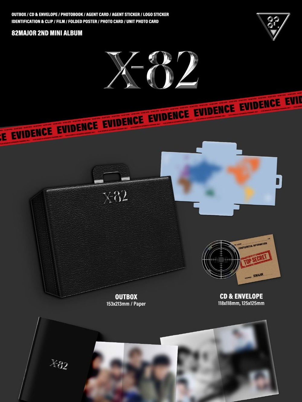 Альбом 82MAJOR - X-82 2nd Mini Album
