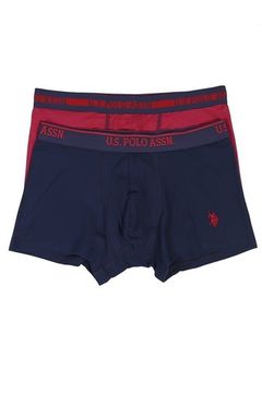 Шорты мужские (2шт.) U.S Polo Assn. 80107 Burgundy-Str.Navy