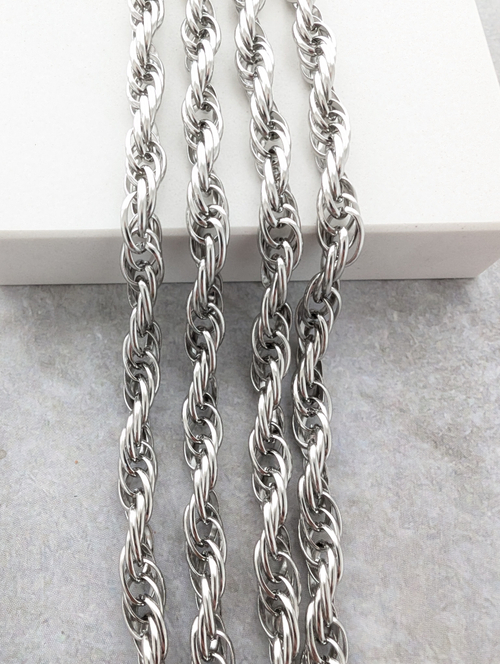 Цепь нержавеющая сталь 7мм, 50см