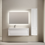 Тумба подвесная SANCOS Very левая 1195х445х406, c одним  ящиком оснащенным доводчиками, Bianco , арт.VR120LW