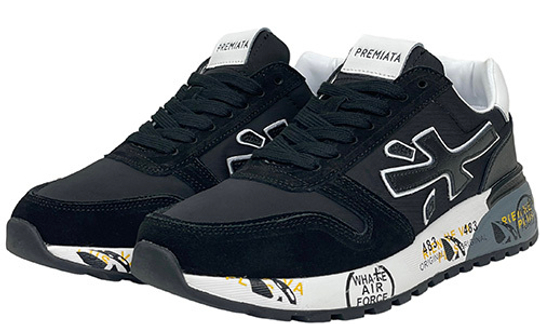 Premiata Mick 483 Комбинированные черные