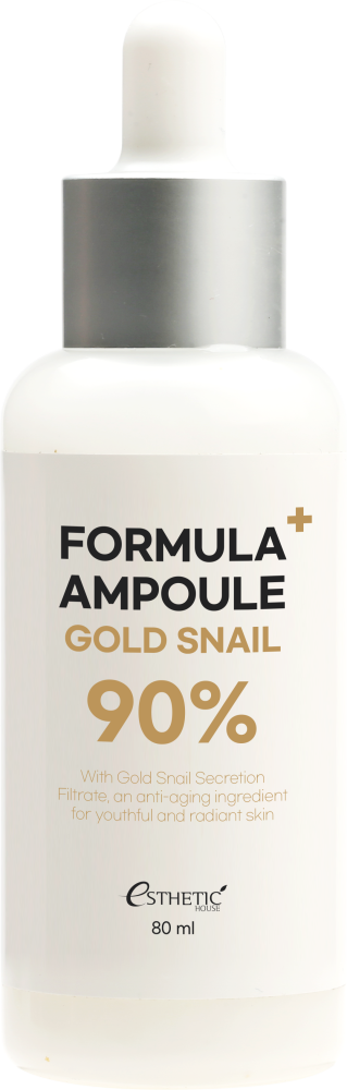 Сыворотка для лица с улиткой  Esthetic House Formula Ampoule Gold Snail 90%, 80 мл