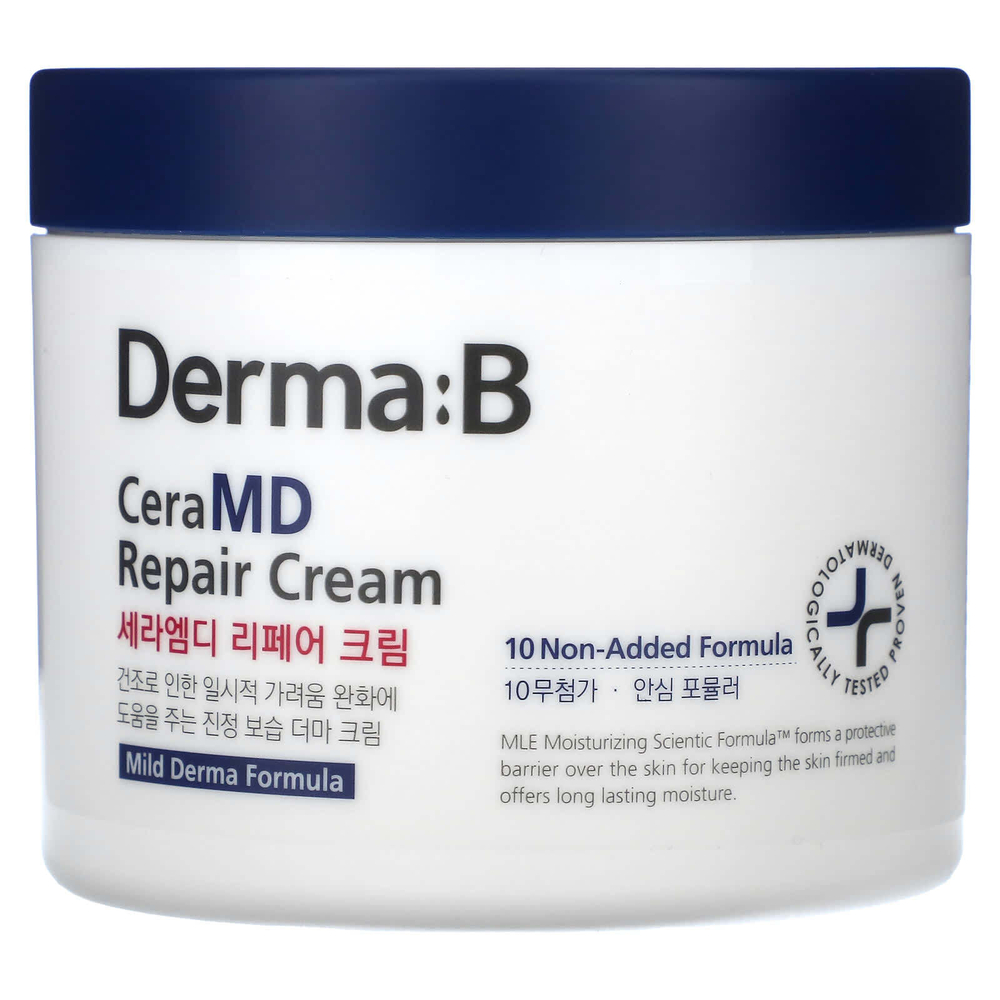 Derma:B, Восстанавливающий крем CeraMD, 14,5 жидк. унц., 430 мл