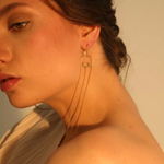 Моносерьга ПТИЦА позолота