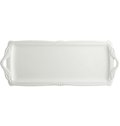 Поднос прямоугольный Gien Rocaille Blanc (39 x 15.2 см)