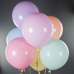 Шар (18''/46 см) Розовый коралл, макарунс, 1 шт.