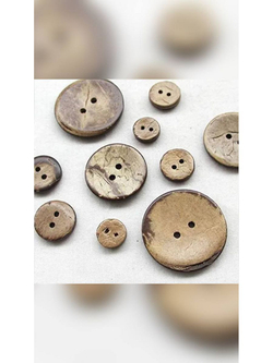 Пуговицы кокосовые 30мм