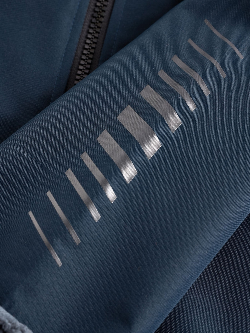 Плащ водонепроницаемый с флисовой подкладкой Next E95-162, Темно-синий, Серый