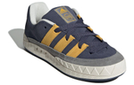 Adidas originals Adimatic suede comfortable, wear-resistant, lightweight, low-top sneakers for men and women with the same blue and yellow