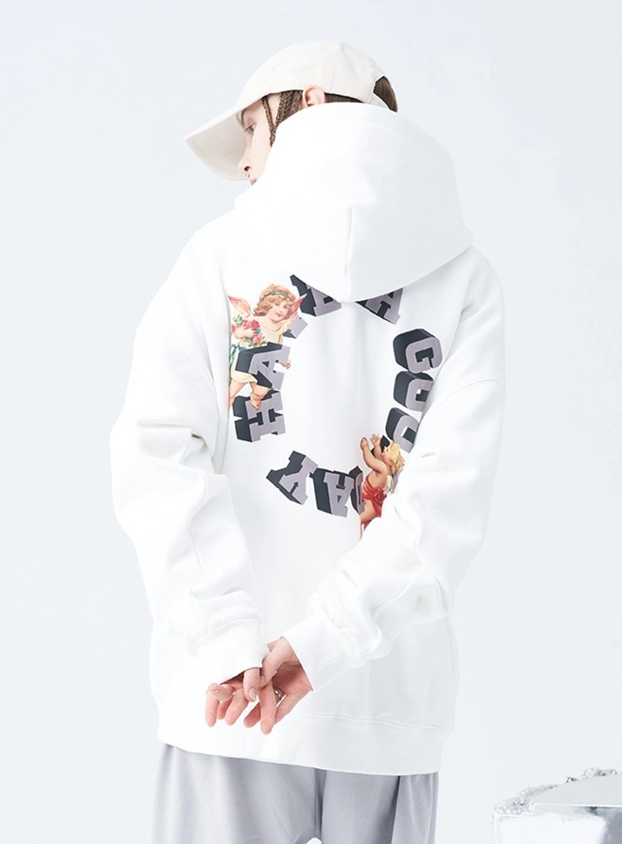 Худи HARSHandCRUEL "Have A Good Day Angels Back Logo" Oversized Hoodie