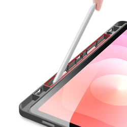 Чехол книжка серого цвета для планшета Samsung Galaxy Tab S11, серия Magi Series Case от Dux Ducis