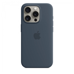 Чехол Apple iPhone 15 Pro Silicone Case with MagSafe Storm Blue
