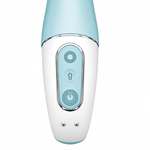 Надувной вибратор для точки-G Satisfyer Air Pump Vibrator 5+ голубой