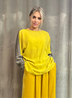 Лонг /трикотаж + шелк + повязка -галстук