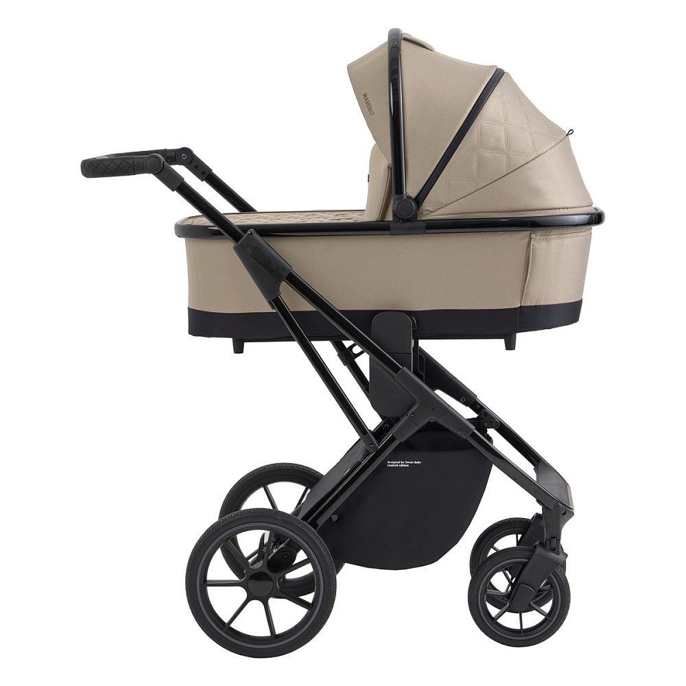 Коляска 3 в 1 Sweet Baby SBL Massimo + автокресло Premier Black Beige