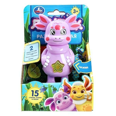 Лунтик интерак. 15+ стихов, песен и сказок, в коробка HT1227-R-WOD (Умка)