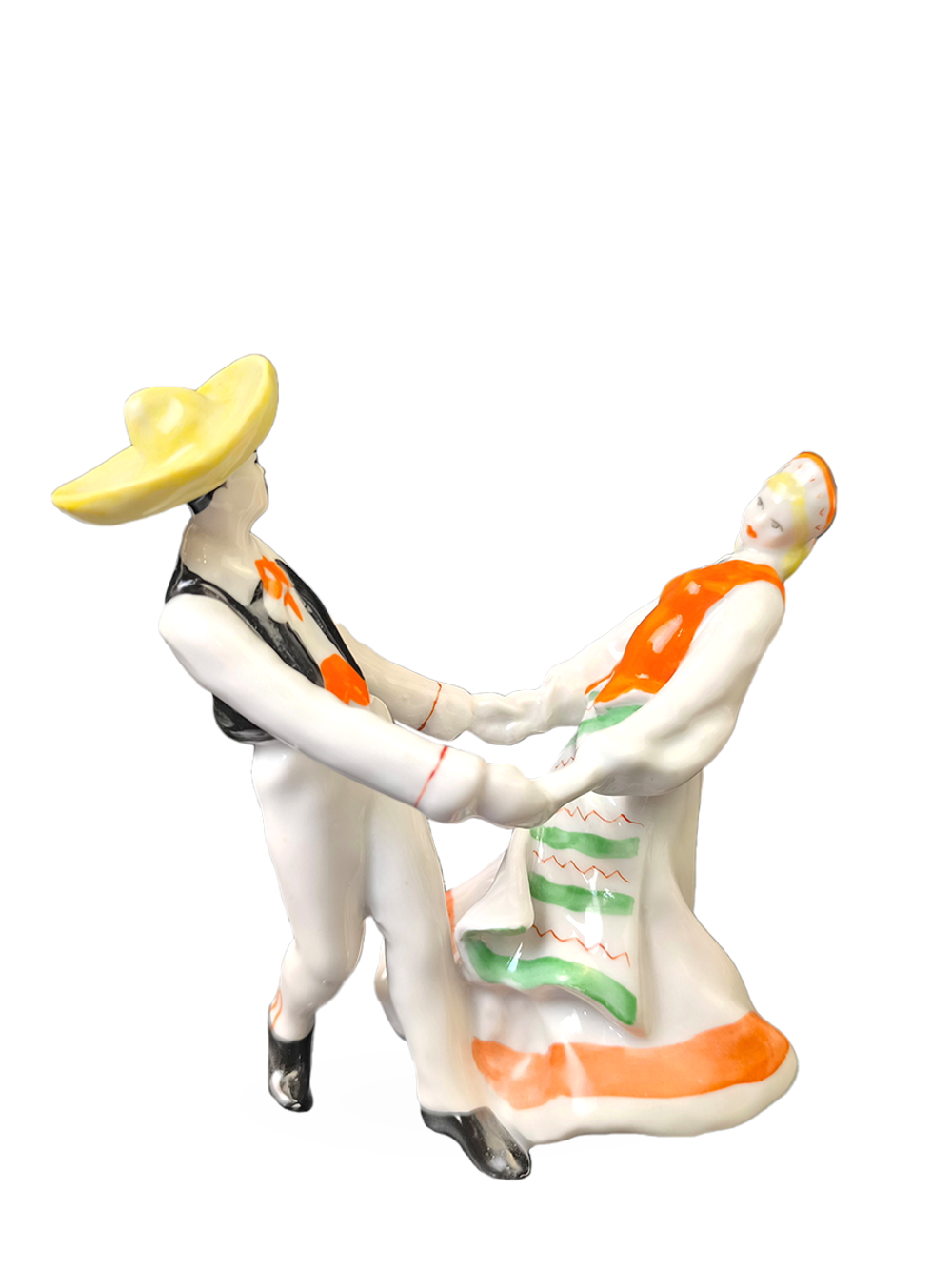 Фарфоровая статуэтка "Мексиканский танец" (Дулево)