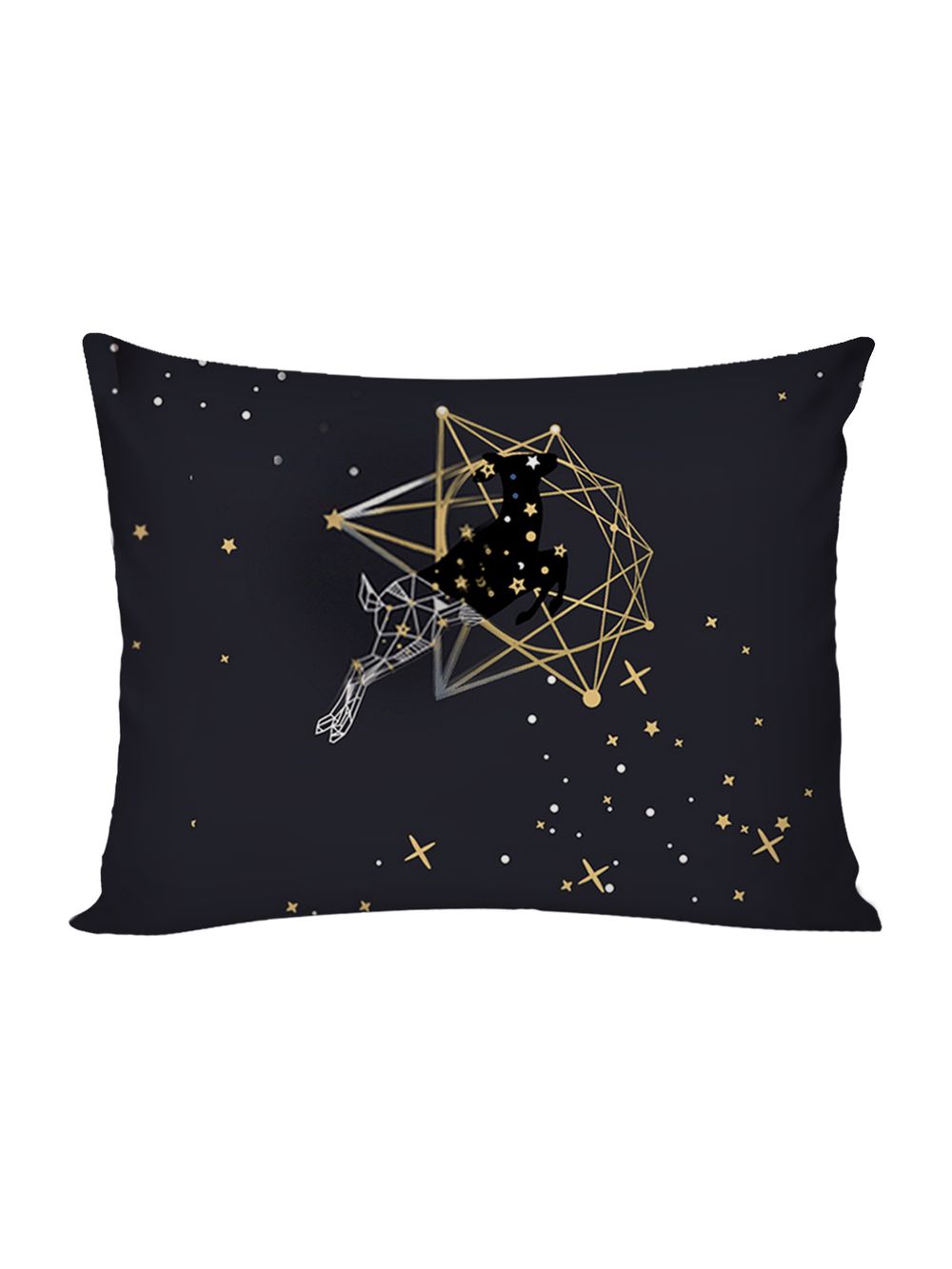 Постельное белье Simple House "Звездный олень" 1,5-сп   наволочка 50х70 1шт Простынь  150х215 см  Пододеяльник 145х215 см