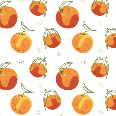 Узор из цитрусовых фруктов апельсинов и грейпфрутов