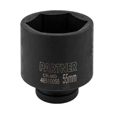 Головка ударная глубокая 55мм (6гр),3/4'' Partner PA-46510055