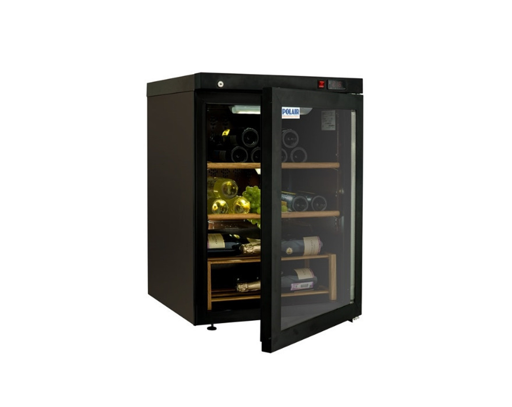 Винный шкаф со стеклянной дверью Polair DM102-Bravo