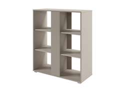 Стеллаж средний с планкой открытый 950х396х1096 D-73 Акация Морава/Кашемир серый
