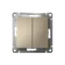 Выключатель 2-кл. СП AtlasDesign 10А IP20 (сх. 5) 10AX механизм шампань SE ATN000551