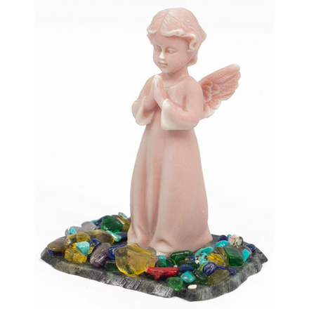Сувенир "Ангел молится" из мрамолита R117695