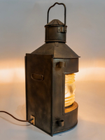 Большой напольный светильник из корабельного топового фонаря «Топовый ТС», Ленинград, 1970 год