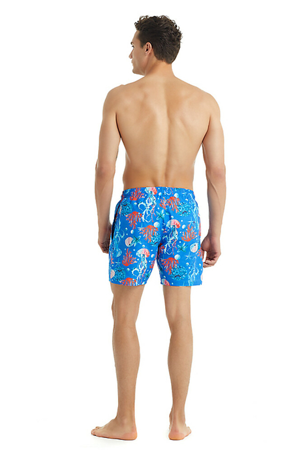 Мужские пляжные шорты голубой