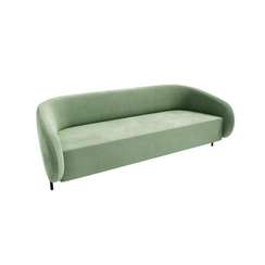 Белт Диван трёхместный BLT-3 Teddy 917/Металл Черный 2210*850*730