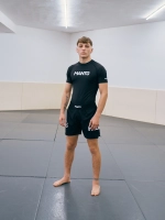 Рашгард MANTO LOGO DUAL - чёрный