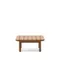 Журнальный столик Turqueta из массива тика, 70x70 см